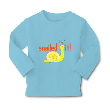 Baby Clothes Snailed It! Snail Funny Boy & Girl Clothes Cotton