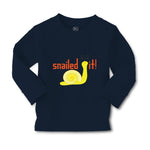 Baby Clothes Snailed It! Snail Funny Boy & Girl Clothes Cotton - Cute Rascals