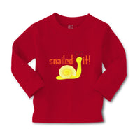 Baby Clothes Snailed It! Snail Funny Boy & Girl Clothes Cotton - Cute Rascals