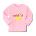 Baby Clothes Snailed It! Snail Funny Boy & Girl Clothes Cotton