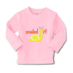Baby Clothes Snailed It! Snail Funny Boy & Girl Clothes Cotton - Cute Rascals