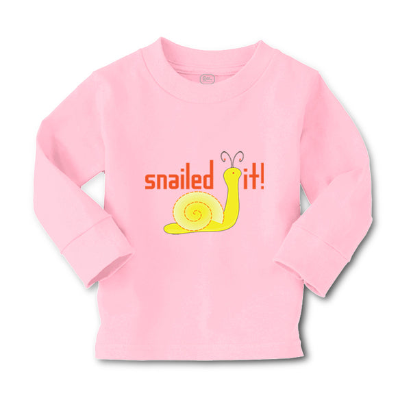 Baby Clothes Snailed It! Snail Funny Boy & Girl Clothes Cotton - Cute Rascals
