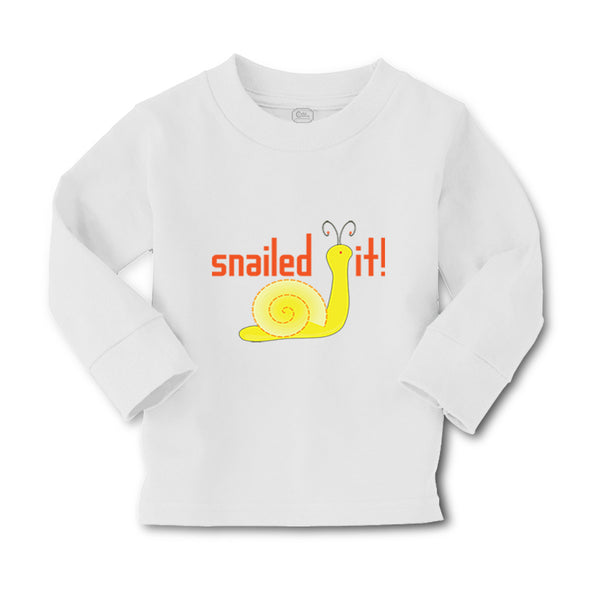 Baby Clothes Snailed It! Snail Funny Boy & Girl Clothes Cotton - Cute Rascals