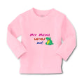 Baby Clothes My Mimi Loves Me Dinosaurs Dinosaurs Dino Trex Boy & Girl Clothes