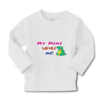 Baby Clothes My Mimi Loves Me Dinosaurs Dinosaurs Dino Trex Boy & Girl Clothes - Cute Rascals