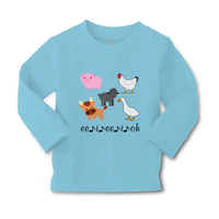 Baby Clothes Barnyard Animals Ee Ii Oh Music Farm Boy & Girl Clothes Cotton - Cute Rascals