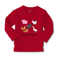 Baby Clothes Barnyard Animals Ee Ii Oh Music Farm Boy & Girl Clothes Cotton