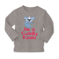 Baby Clothes I'M A Cuddly Koala Funny Humor Boy & Girl Clothes Cotton