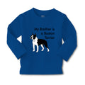 Baby Clothes My Brother Is A Boston Terrier Dog Lover Pet Style C Cotton