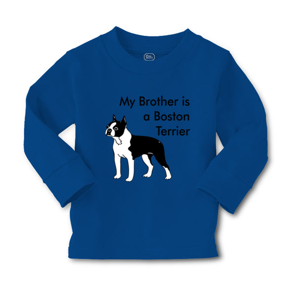 Baby Clothes My Brother Is A Boston Terrier Dog Lover Pet Style C Cotton - Cute Rascals