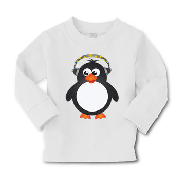 Baby Clothes Penguin Headphone Ocean Sea Life Boy & Girl Clothes Cotton