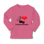 Baby Clothes I Love My Goldendoodle Dog Lover Pet B Boy & Girl Clothes Cotton - Cute Rascals