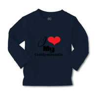 Baby Clothes I Love My Goldendoodle Dog Lover Pet B Boy & Girl Clothes Cotton - Cute Rascals