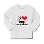 Baby Clothes I Love My Goldendoodle Dog Lover Pet B Boy & Girl Clothes Cotton - Cute Rascals