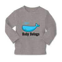 Baby Clothes Baby Beluga Blue Whale Ocean Sea Life Boy & Girl Clothes Cotton - Cute Rascals
