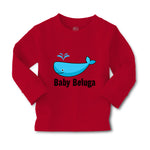 Baby Clothes Baby Beluga Blue Whale Ocean Sea Life Boy & Girl Clothes Cotton - Cute Rascals