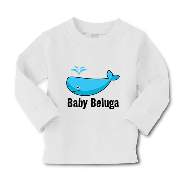 Baby Clothes Baby Beluga Blue Whale Ocean Sea Life Boy & Girl Clothes Cotton - Cute Rascals