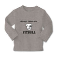 Baby Clothes My Best Friend Is A Pitbull Dog Lover Pet Boy & Girl Clothes Cotton