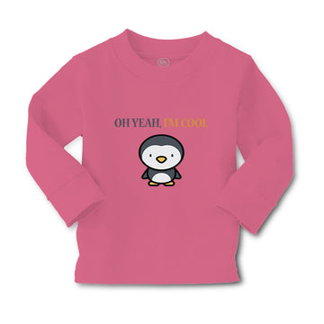 Baby Clothes Oh Yeah I'M Cool Penguin Ocean Sea Life Boy & Girl Clothes Cotton