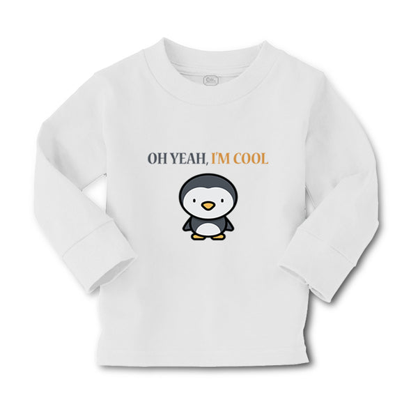 Baby Clothes Oh Yeah I'M Cool Penguin Ocean Sea Life Boy & Girl Clothes Cotton - Cute Rascals