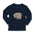 Baby Clothes Hippopotamus Smiling Style A Safari Boy & Girl Clothes Cotton