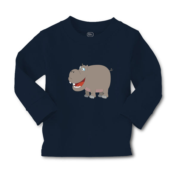 Baby Clothes Hippopotamus Smiling Style A Safari Boy & Girl Clothes Cotton - Cute Rascals