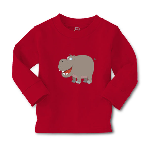 Baby Clothes Hippopotamus Smiling Style A Safari Boy & Girl Clothes Cotton - Cute Rascals
