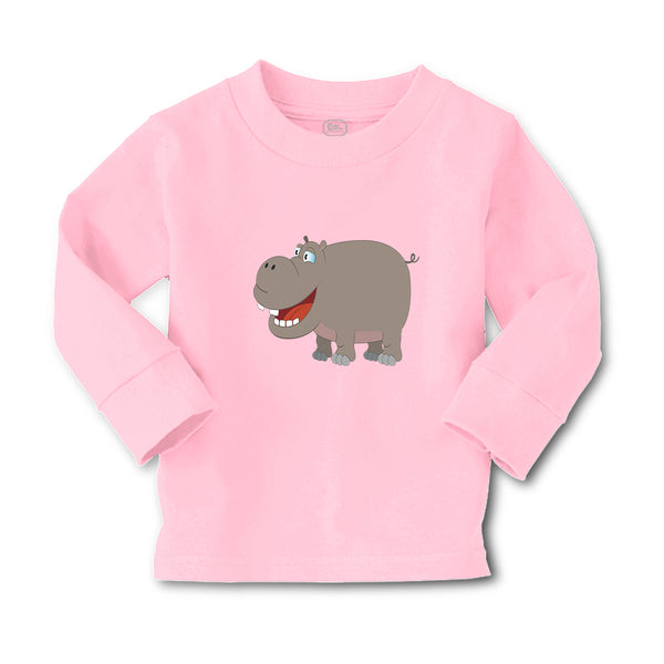 Baby Clothes Hippopotamus Smiling Style A Safari Boy & Girl Clothes Cotton - Cute Rascals