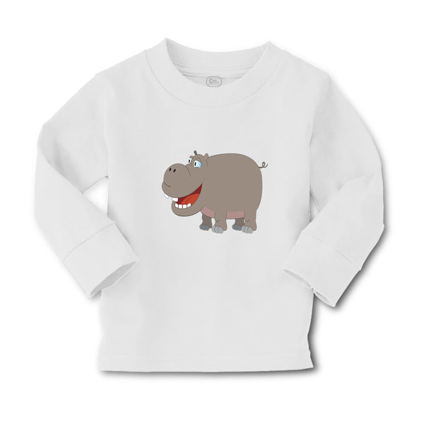 Baby Clothes Hippopotamus Smiling Style A Safari Boy & Girl Clothes Cotton - Cute Rascals