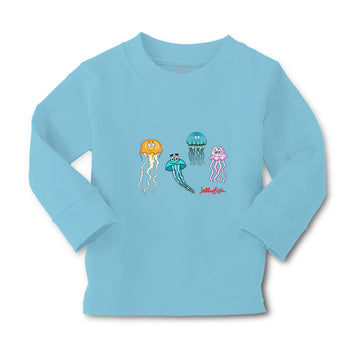 Baby Clothes 4 Jelly Fishes Ocean Sea Life Boy & Girl Clothes Cotton