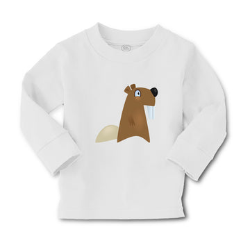 Baby Clothes Beaver Humor Funny Boy & Girl Clothes Cotton