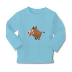 Baby Clothes Wild Boar Cartoon Funny Humor Boy & Girl Clothes Cotton - Cute Rascals