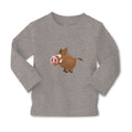Baby Clothes Wild Boar Cartoon Funny Humor Boy & Girl Clothes Cotton