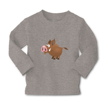 Baby Clothes Wild Boar Cartoon Funny Humor Boy & Girl Clothes Cotton