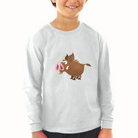 Baby Clothes Wild Boar Cartoon Funny Humor Boy & Girl Clothes Cotton - Cute Rascals