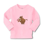 Baby Clothes Wild Boar Cartoon Funny Humor Boy & Girl Clothes Cotton - Cute Rascals