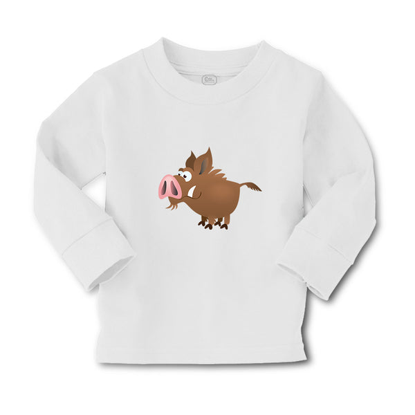 Baby Clothes Wild Boar Cartoon Funny Humor Boy & Girl Clothes Cotton - Cute Rascals