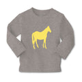 Baby Clothes Horse Shadow Animals Farm Boy & Girl Clothes Cotton