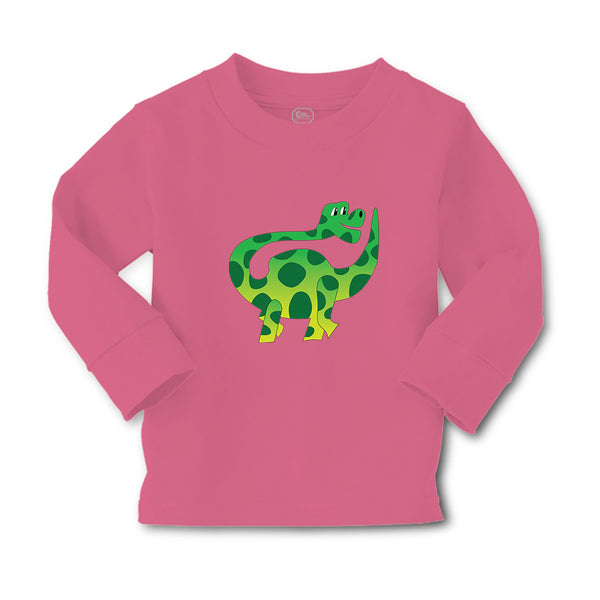 Baby Clothes Dinosaur Trying to Reach His Tail Dinosaurs Dino Trex Cotton - Cute Rascals