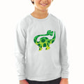 Baby Clothes Dinosaur Trying to Reach His Tail Dinosaurs Dino Trex Cotton