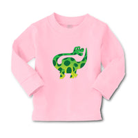 Baby Clothes Dinosaur Trying to Reach His Tail Dinosaurs Dino Trex Cotton - Cute Rascals