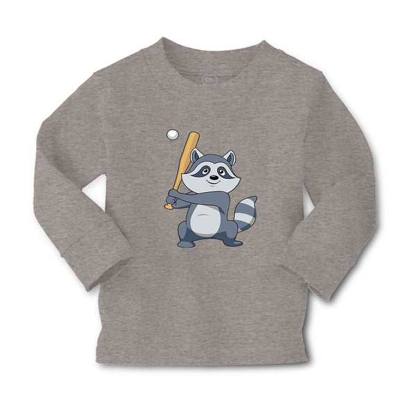 Baby Clothes Raccoon Baseball Player Funny Humor Boy & Girl Clothes Cotton - Cute Rascals