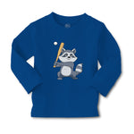 Baby Clothes Raccoon Baseball Player Funny Humor Boy & Girl Clothes Cotton - Cute Rascals