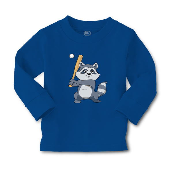 Baby Clothes Raccoon Baseball Player Funny Humor Boy & Girl Clothes Cotton - Cute Rascals