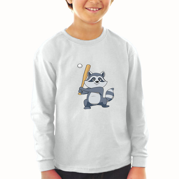 Baby Clothes Raccoon Baseball Player Funny Humor Boy & Girl Clothes Cotton - Cute Rascals