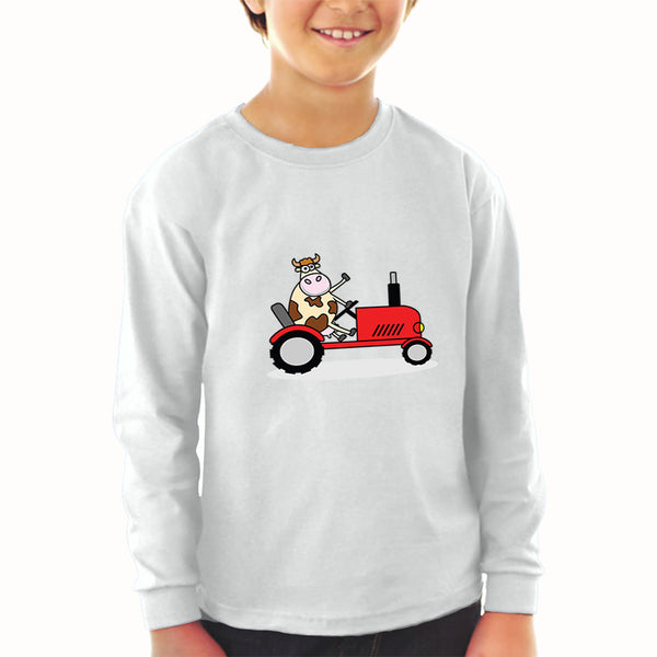 Baby Clothes Cow in Tractor Farm Boy & Girl Clothes Cotton - Cute Rascals