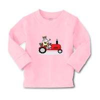 Baby Clothes Cow in Tractor Farm Boy & Girl Clothes Cotton - Cute Rascals