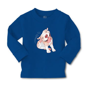 Baby Clothes Pitbull Itching Dog Lover Pet Boy & Girl Clothes Cotton