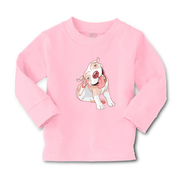 Baby Clothes Pitbull Itching Dog Lover Pet Boy & Girl Clothes Cotton