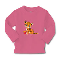 Baby Clothes Tiger Playing with Ball Safari Boy & Girl Clothes Cotton - Cute Rascals